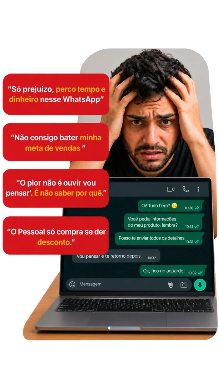 Frases que o vendedor repete quando a conversa trava